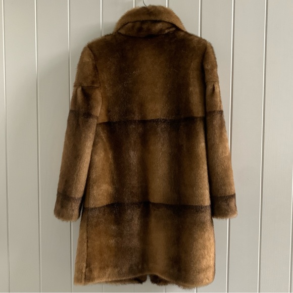 Vintage Marvin Richards New York Faux Fur Coat Size M - Picture 6 of 9
